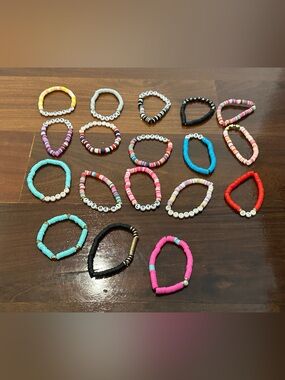 Taylor Swift Eras Tour Bead Bracelets, 18 total bracelets